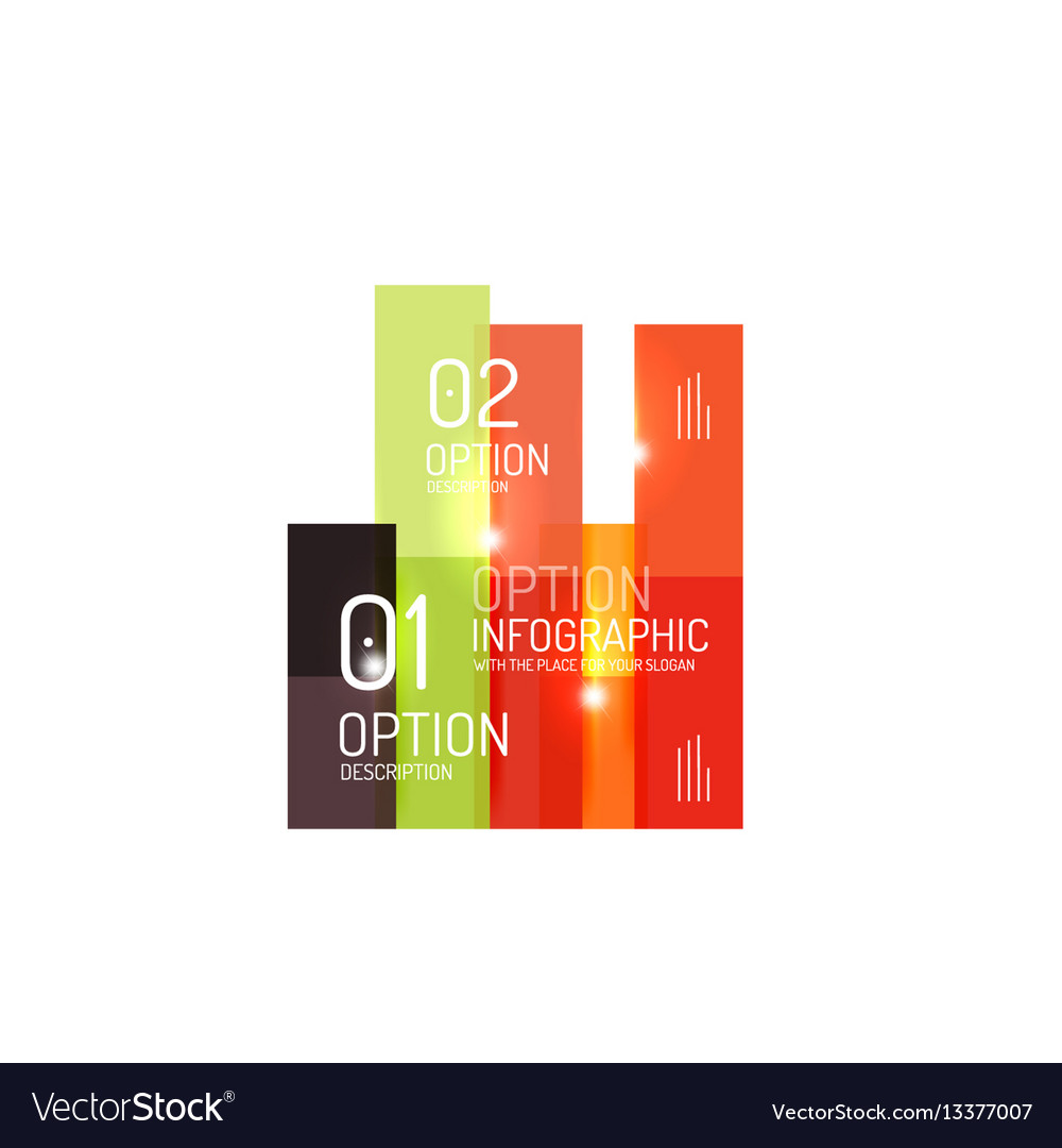 Geometric abstract composition with text vector image Geometric abstract composition with text