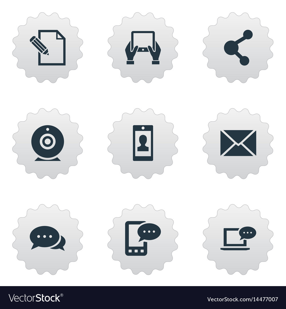 Set of simple user icons