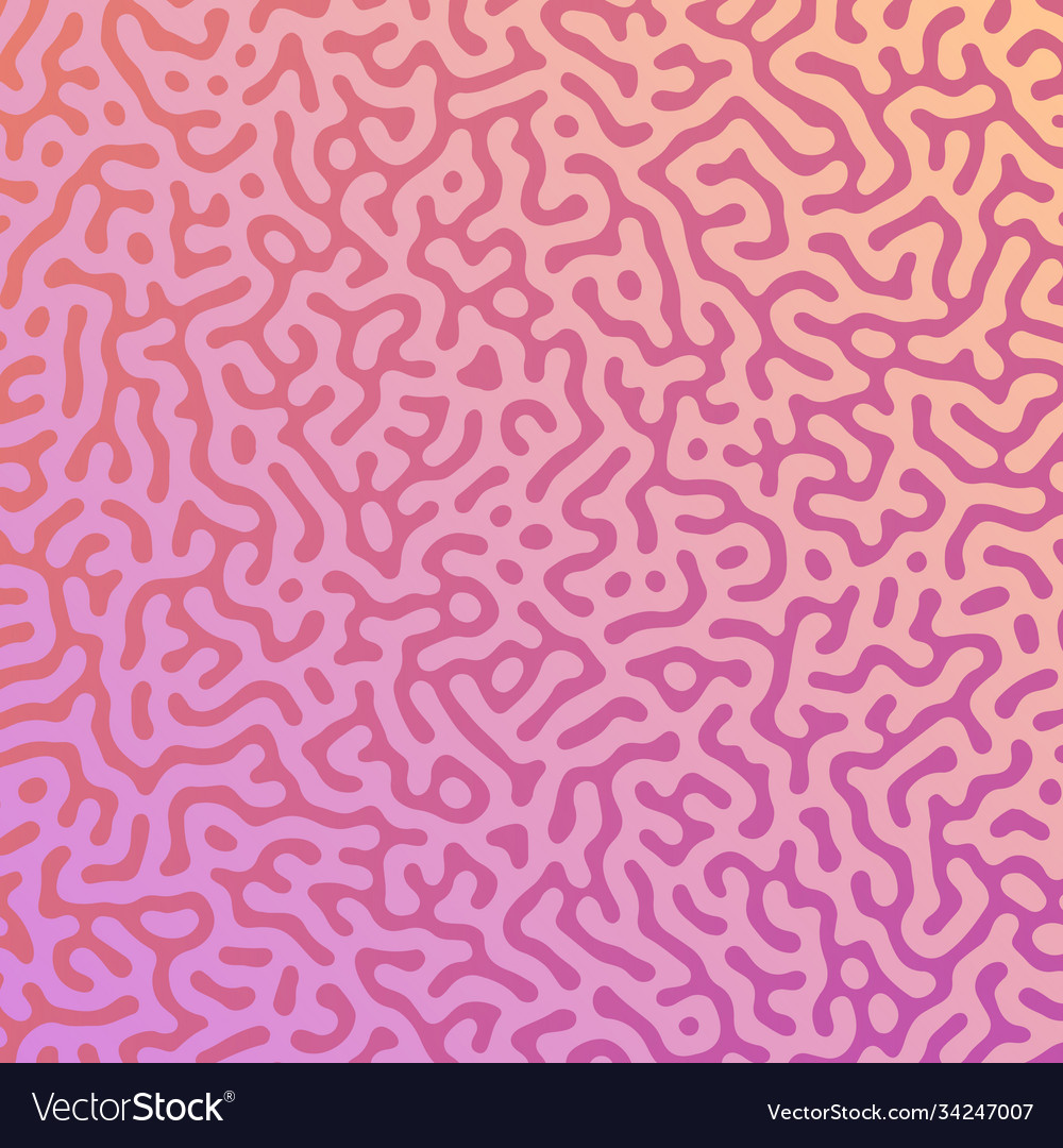 Turing reaction colorful background