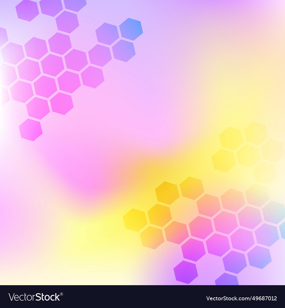 Abstract background with hexagon shapes