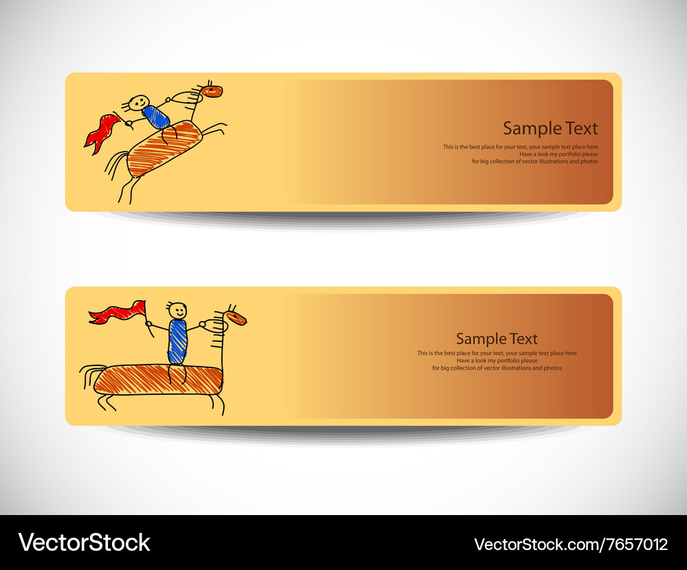 Banner Royalty Free Vector Image - VectorStock