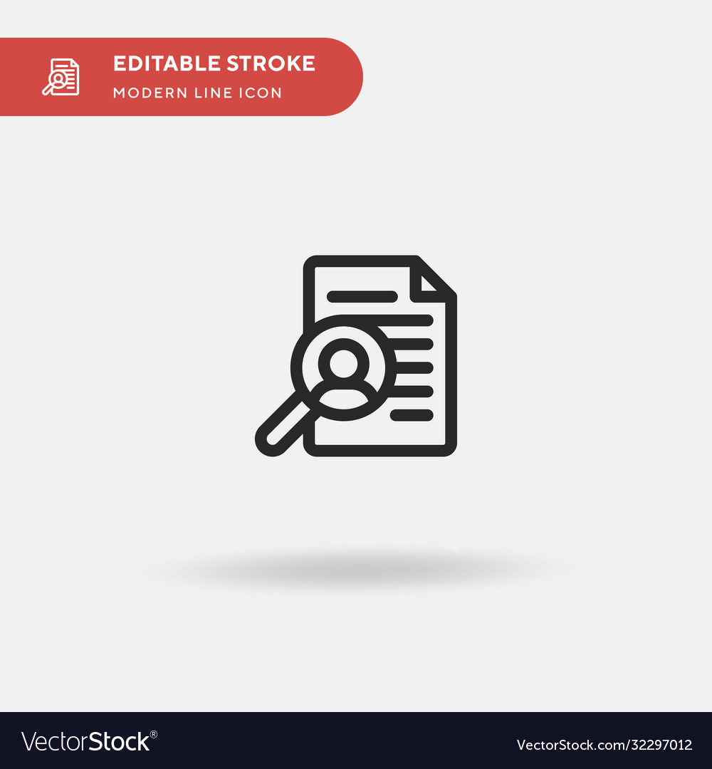 Cv simple icon symbol design Vector Image Cv simple icon symbol design