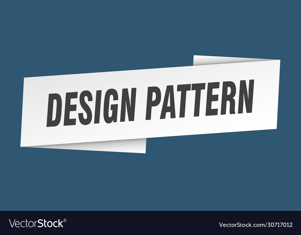 Design pattern banner template