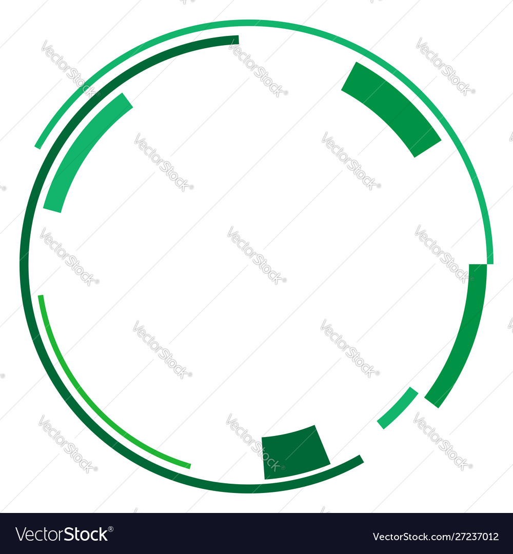 Geometric circle sci-fi high-tech ui circular