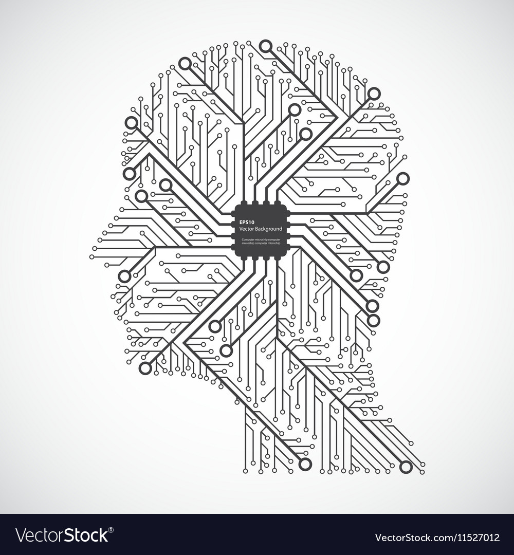 Head computing technology in an electronic circuit