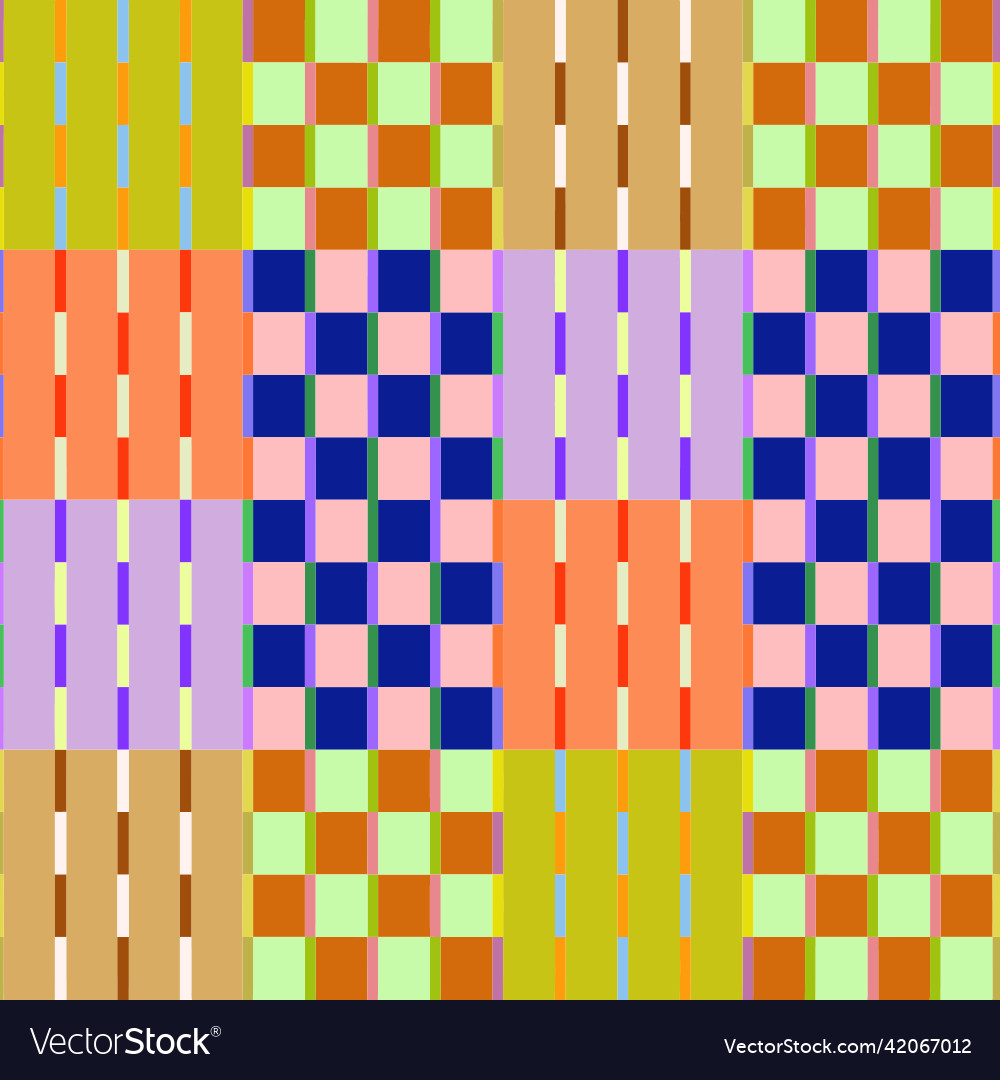 Minimalist checkered geometric repeat pattern