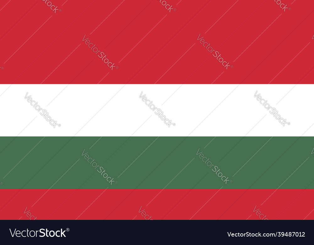 National flag of hungary original size and colors