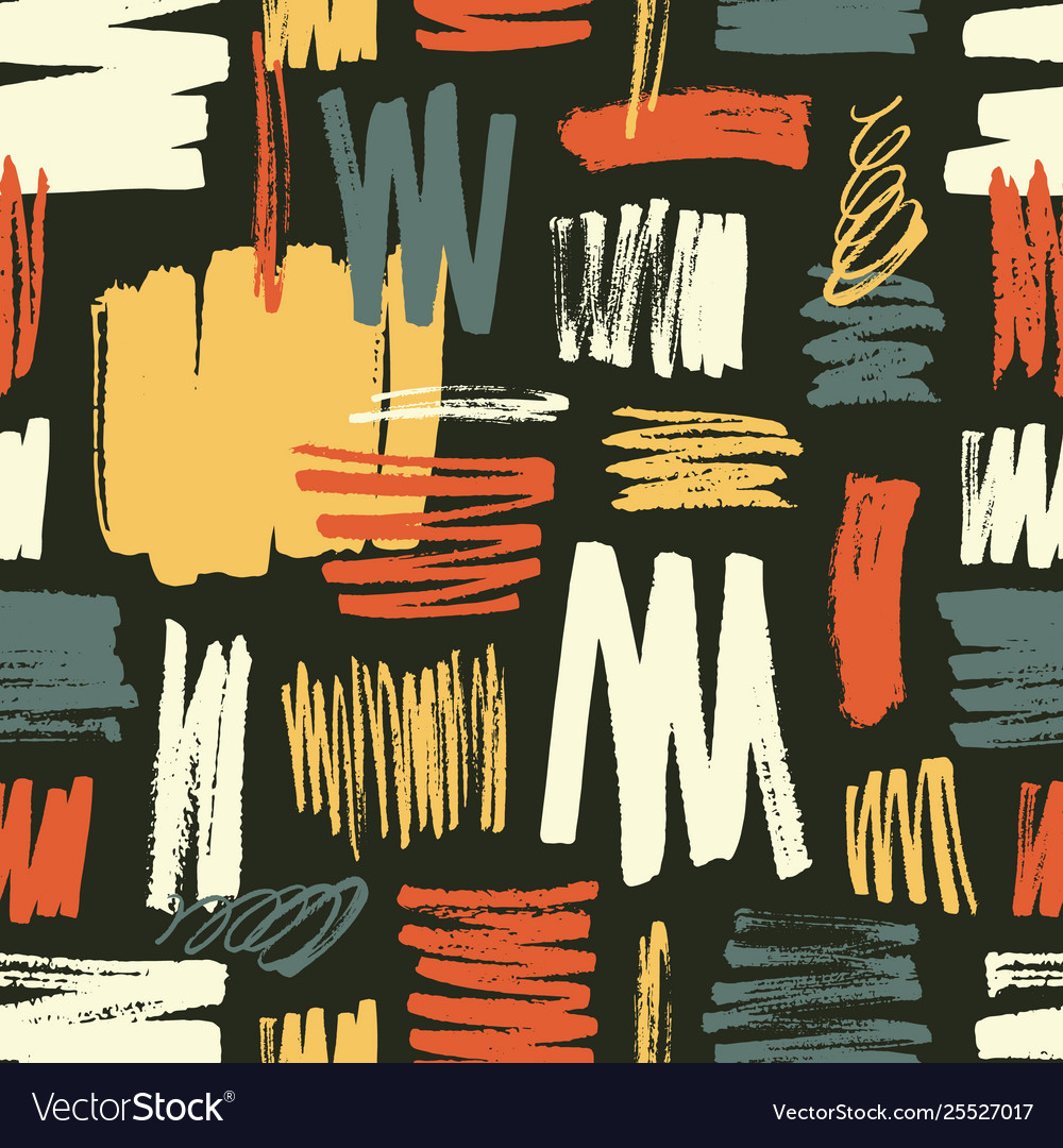 Dynamic Brushstroke Pattern