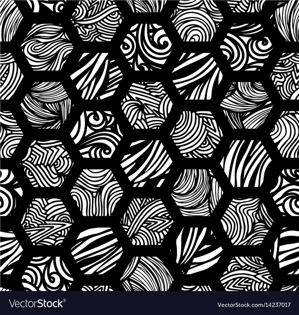Geometric Hexagon Pattern Background