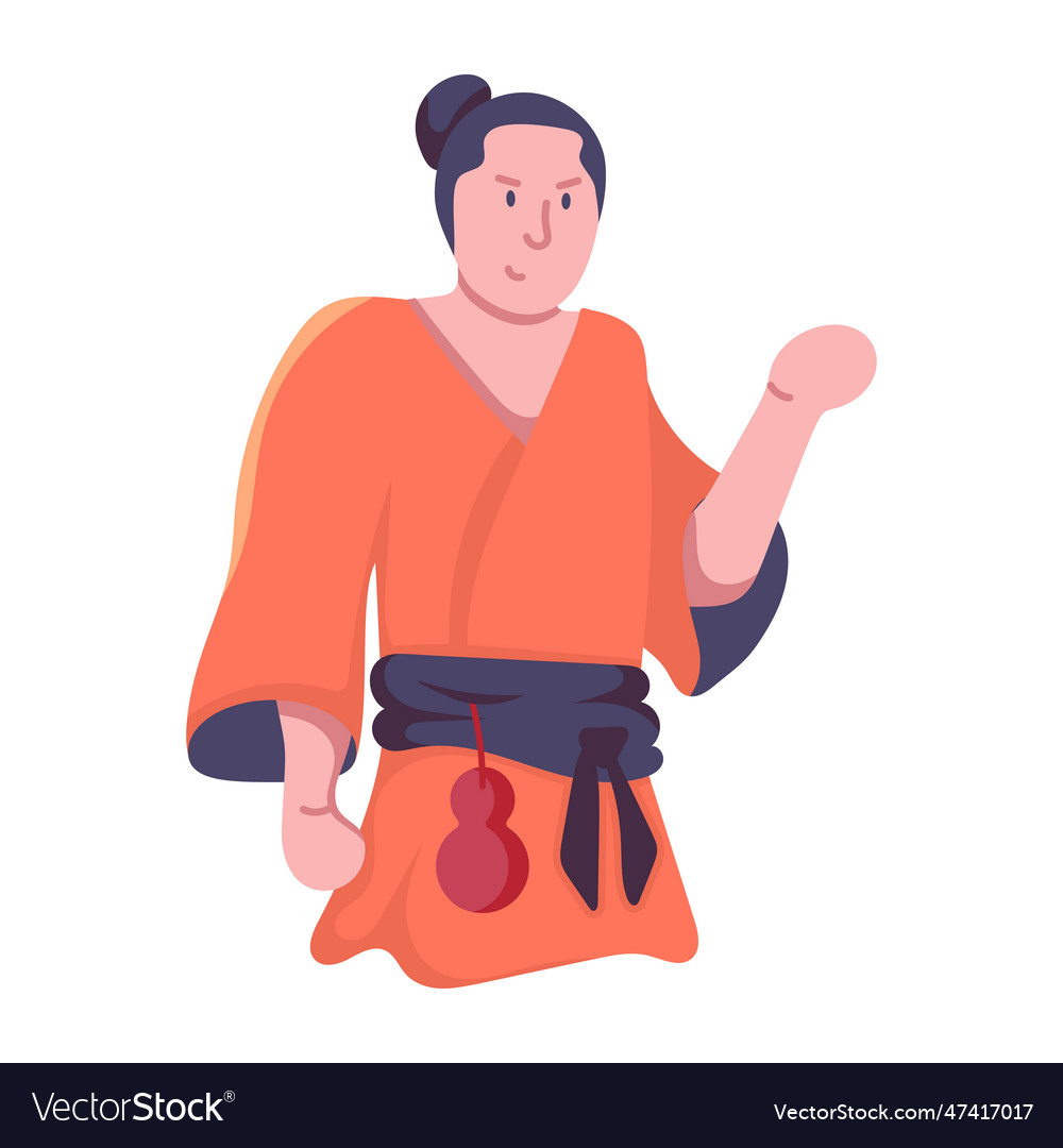 Karate fighter Royalty Free Vector Image - VectorStock