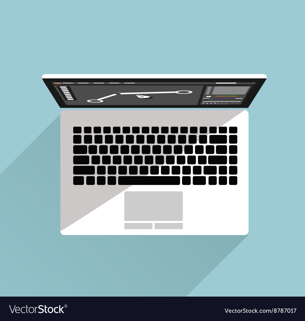 Laptop isolated icon