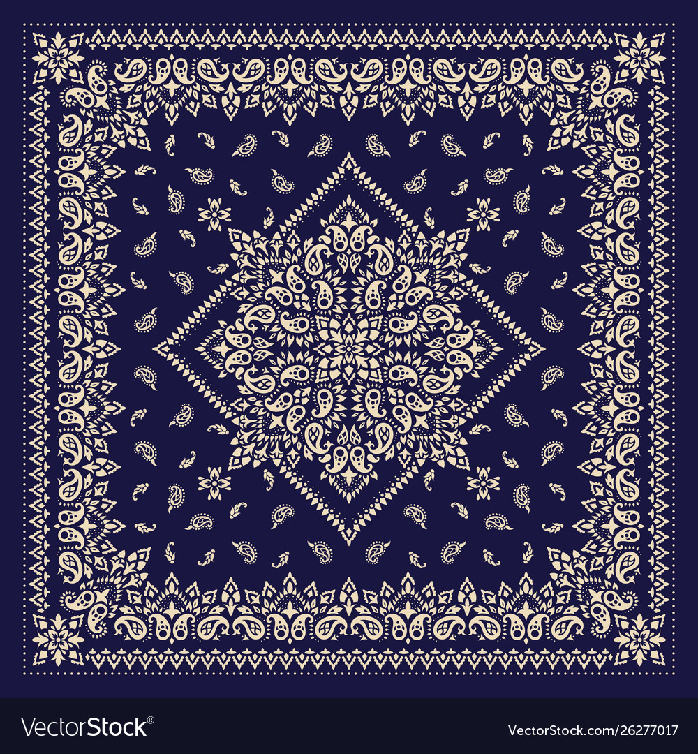 Paisley Bandana Print