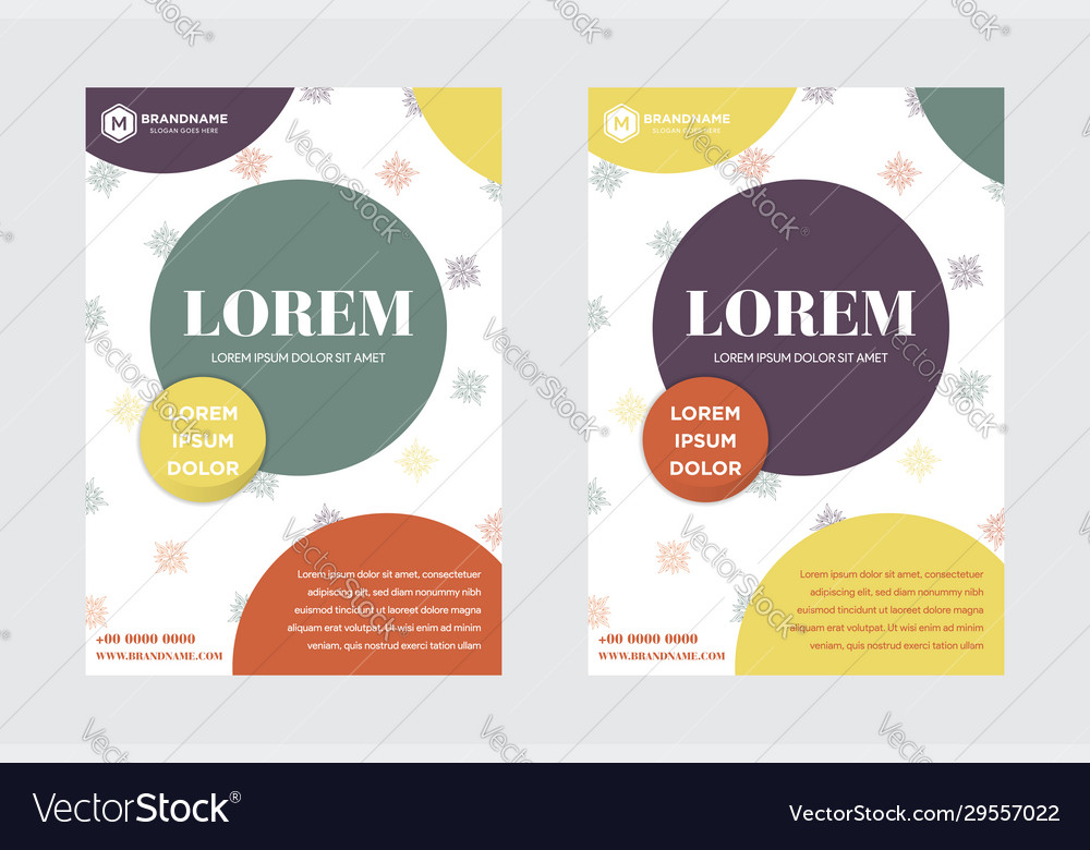 Abstract layout background set