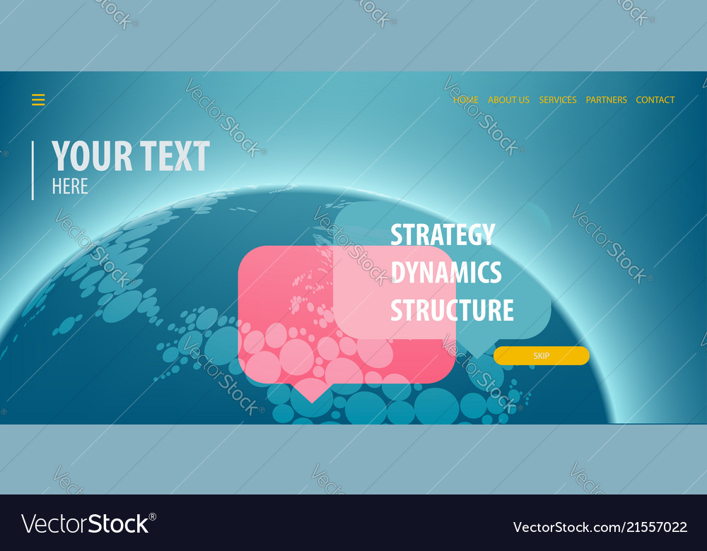 Data connection isometric technology vector image Data connection isometric technology