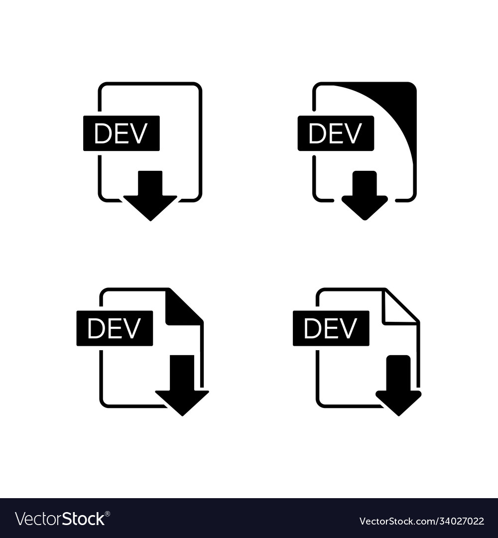 Document icon file sign programming code vector image Document icon file sign programming code