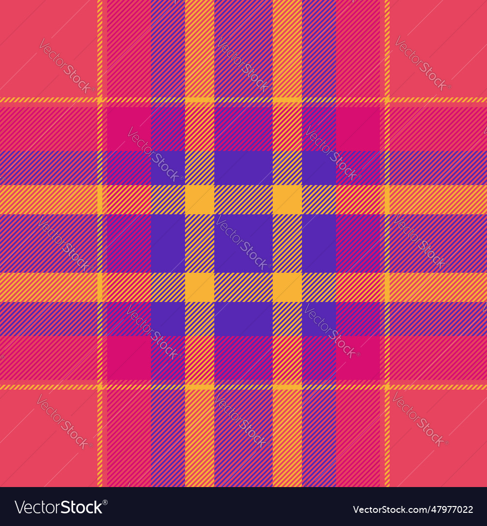 Fabric textile tartan of check background Vector Image