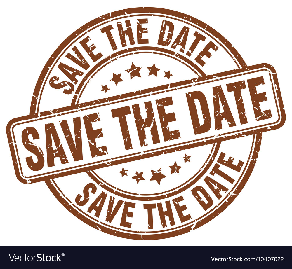 Save the date stamp