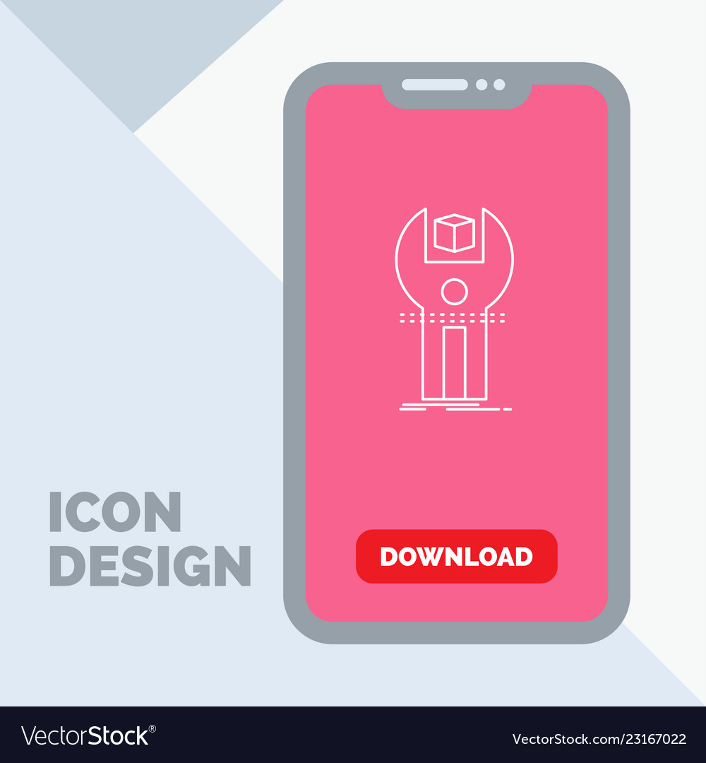 SDK App Development Line Icon