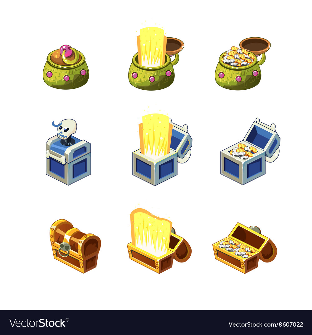 Treasure Chest Icon Set