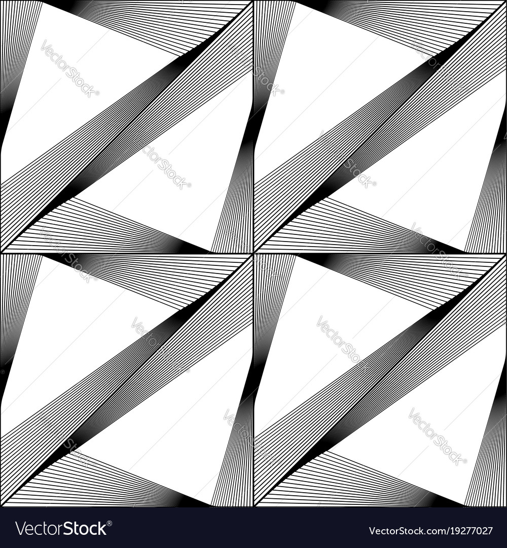 Design seamless monochrome triangle pattern