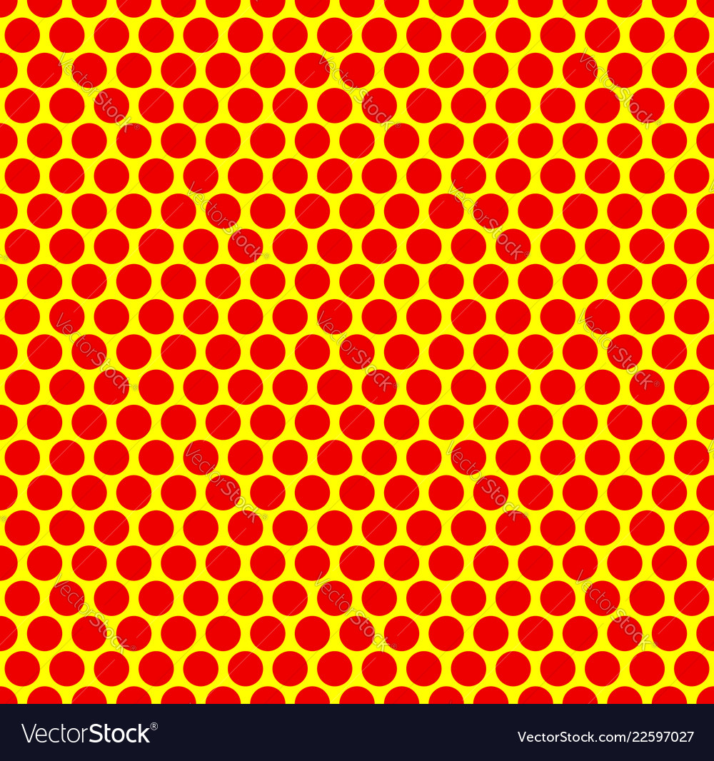 Dotted repeatable popart like duotone pattern vector image Dotted repeatable popart like duotone pattern