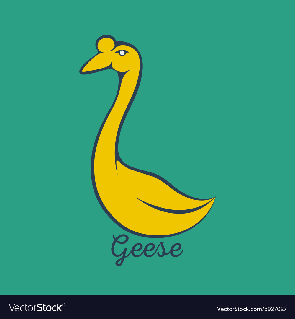 Geese Royalty Free Vector Image - VectorStock