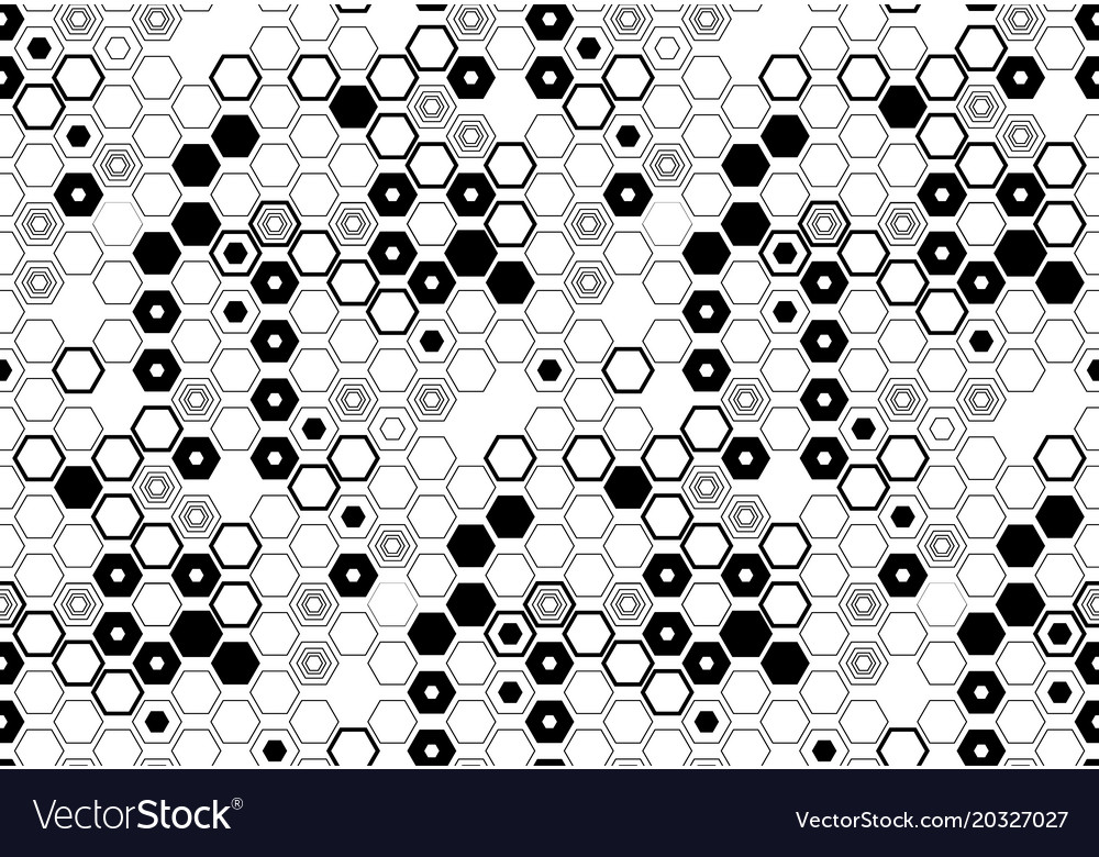 Minimalistic hexagon seamless pattern
