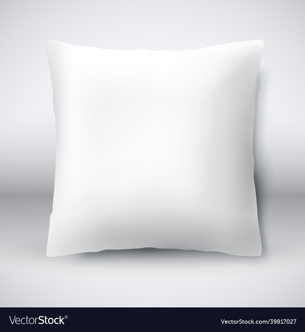 Set realistischer 3D-Wurfkissen mit nahtlosem pa vector image Set realistischer 3D-Wurfkissen mit nahtlosem pa