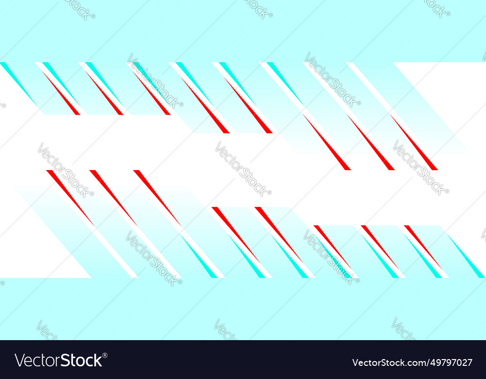 Techno red sharp geometric blue gradient design