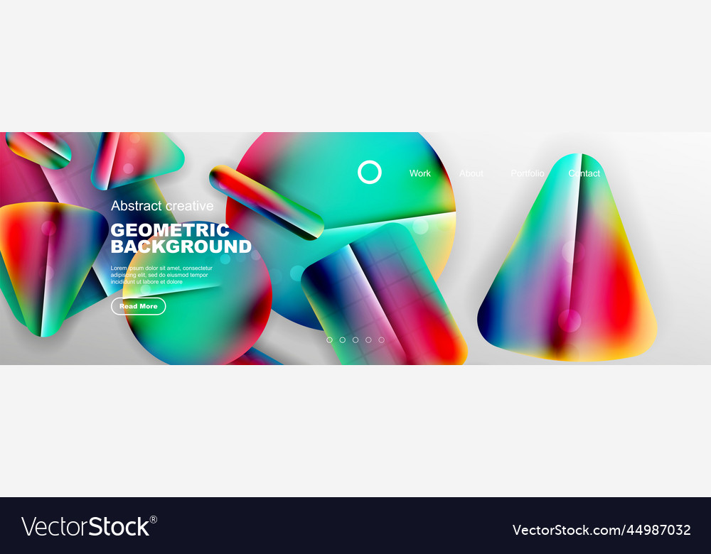 Abstract background for your landing page design Vector Image Abstract background for your landing page design