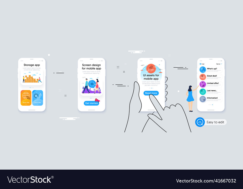 Checklist freezing click and internet line icons vector image Checklist freezing click and internet line icons