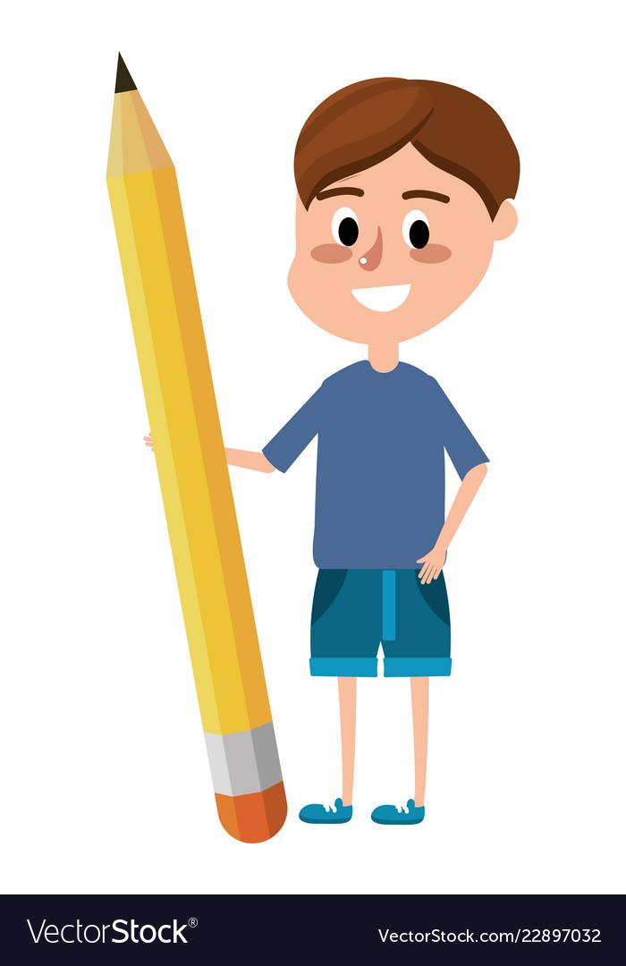 Elementary school cartoon Royalty Free Vector Image