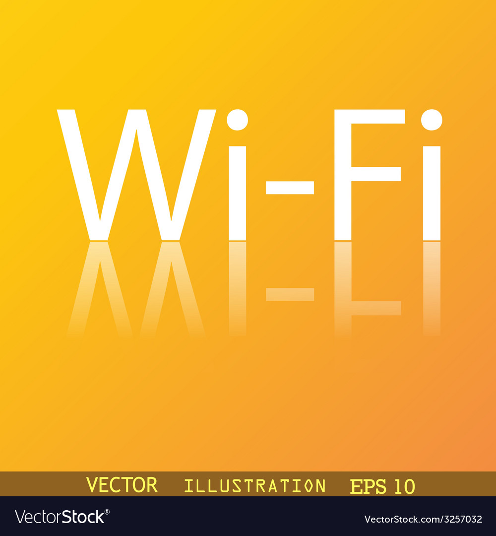 Free wifi icon symbol flat modern web design