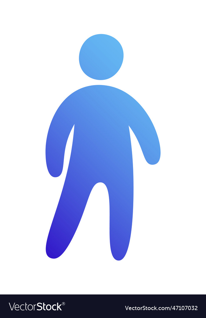 Man gradient character