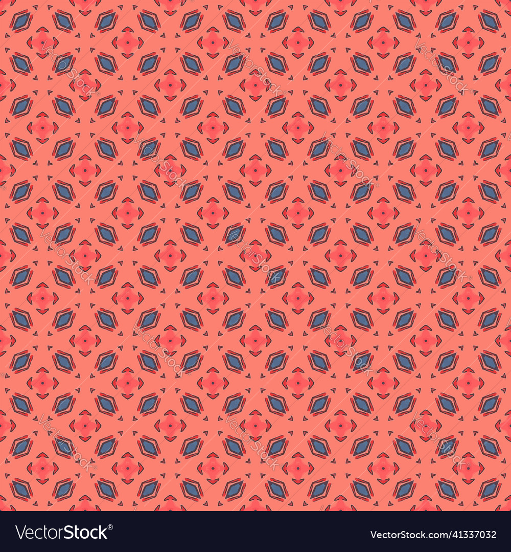 Red and yellow pastel color seamless pattern