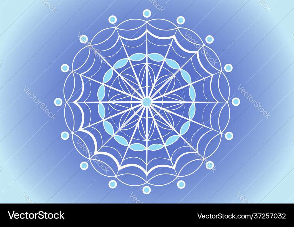 Snowflake isolated Royalty Free Vector Image - VectorStock