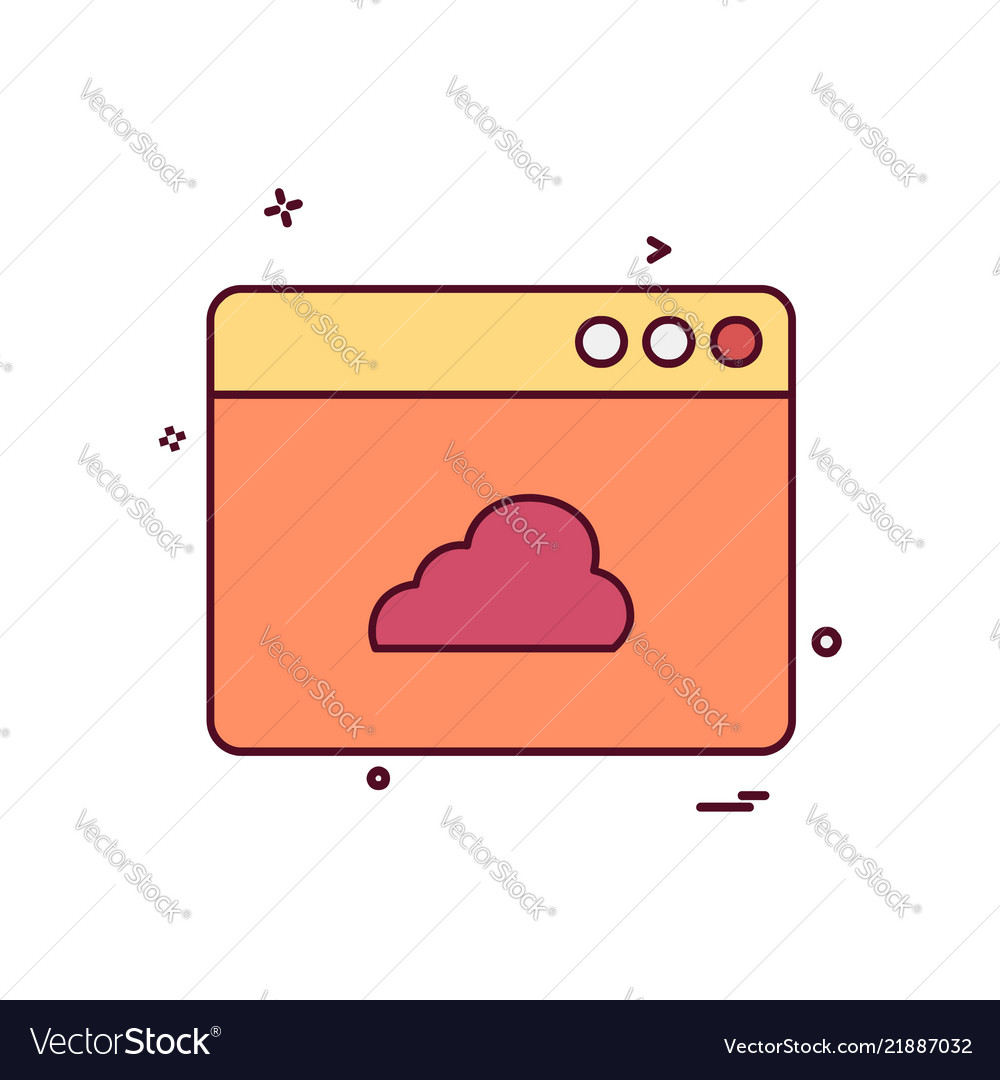 Web layout icon design Vector Image Web layout icon design