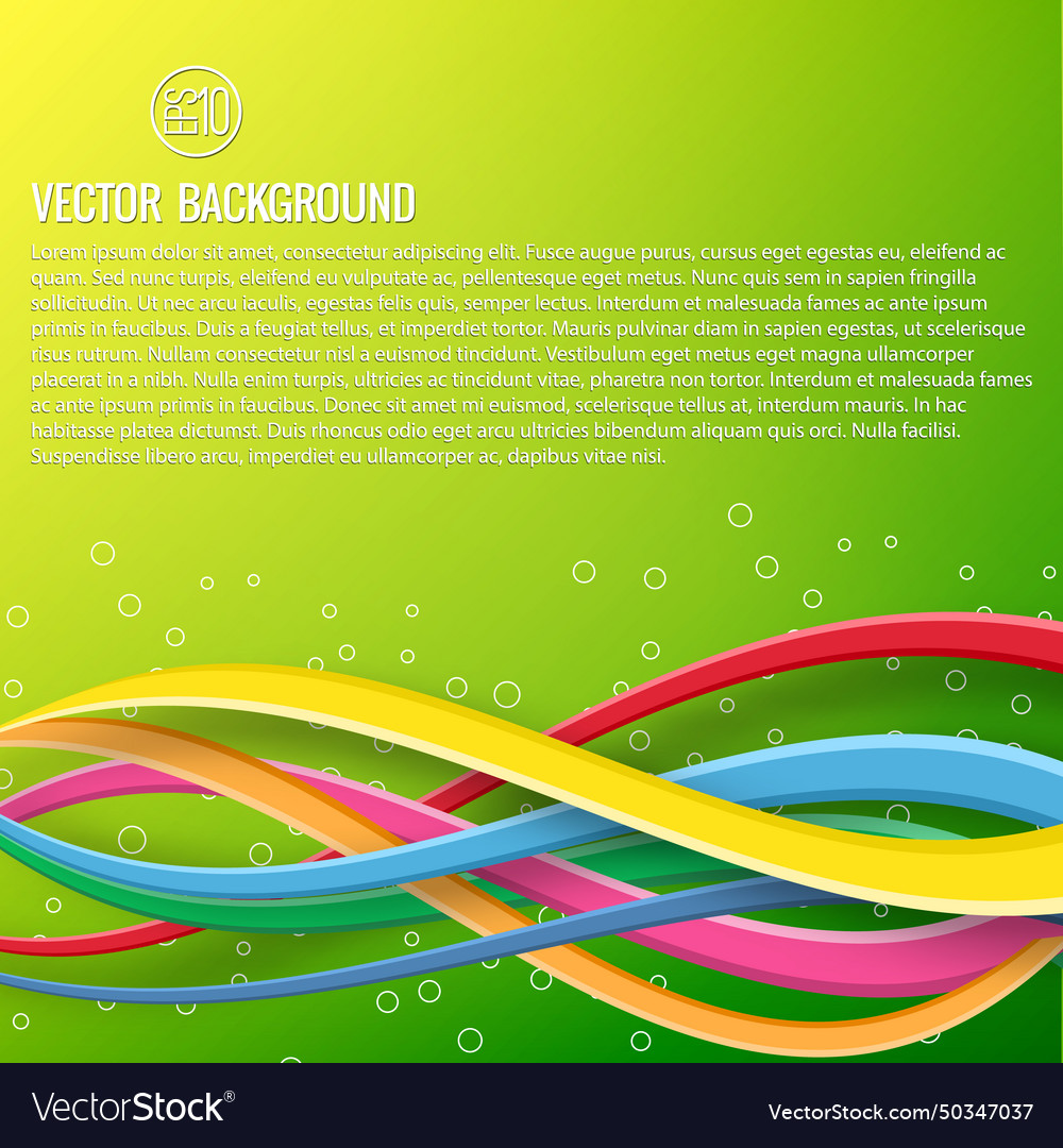 Abstract colorful dynamic template