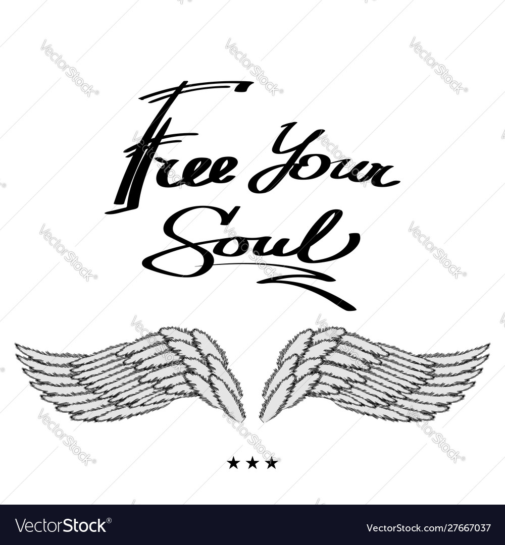 Angel or phoenix wings winged logo design part