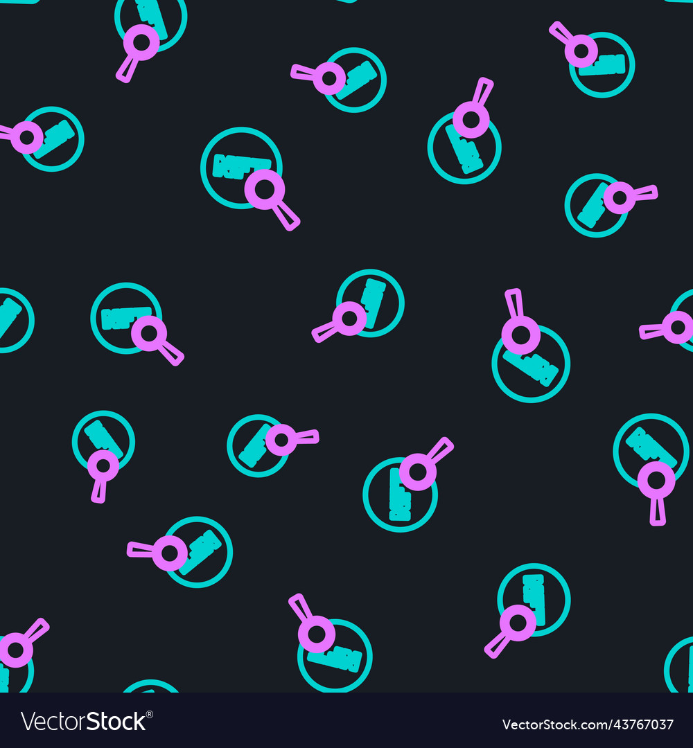Line search nft icon isolated seamless pattern vector image Line search nft icon isolated seamless pattern