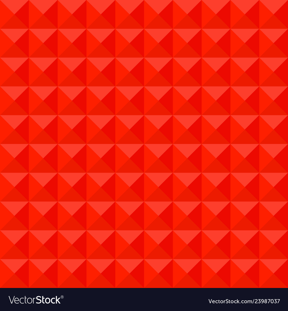 Red Polygonal Mosaic Pattern