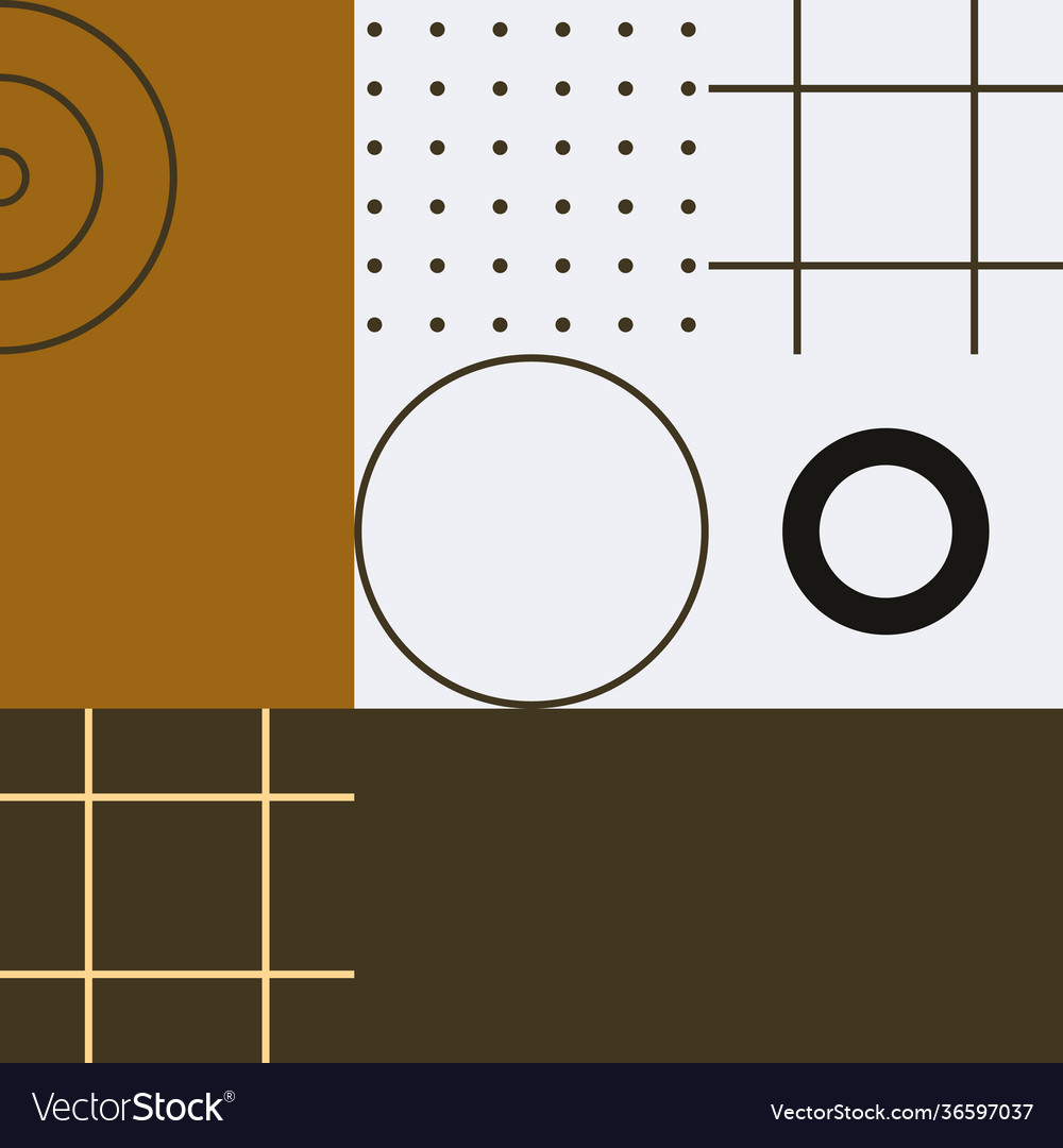 Square abstract pattern design vector image Square abstract pattern design