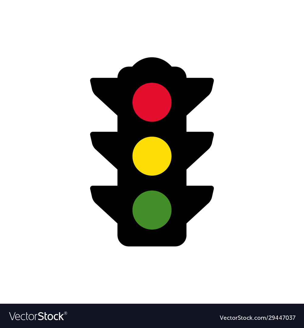 Traffic light icon Royalty Free Vector Image - VectorStock