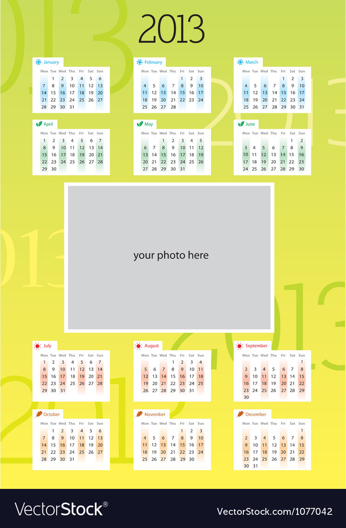 2013 calendar