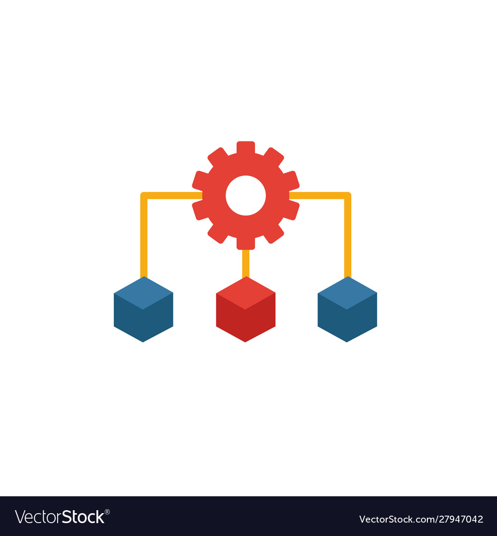 Infrastructure icon simple flat element from vector image Infrastructure icon simple flat element from