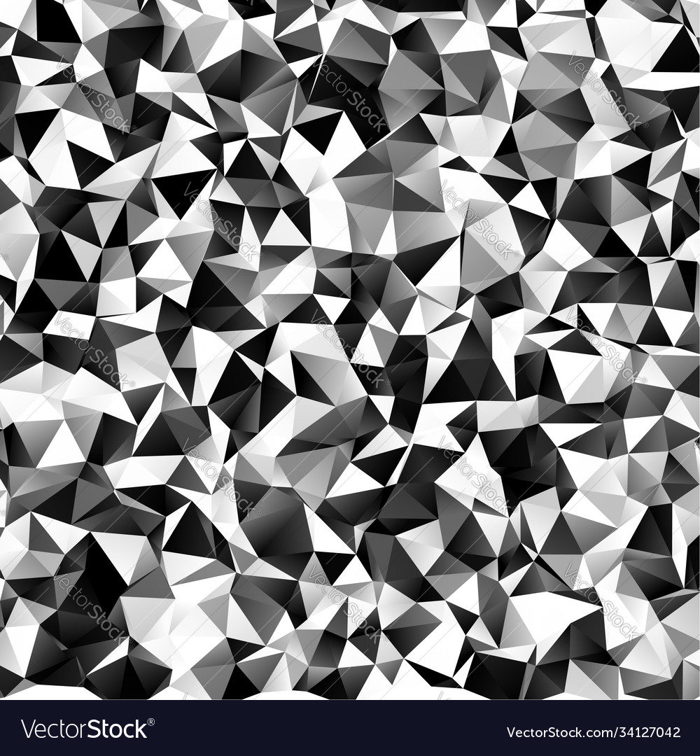 Low poly triangular triangles background shatter vector image Low poly triangular triangles background shatter