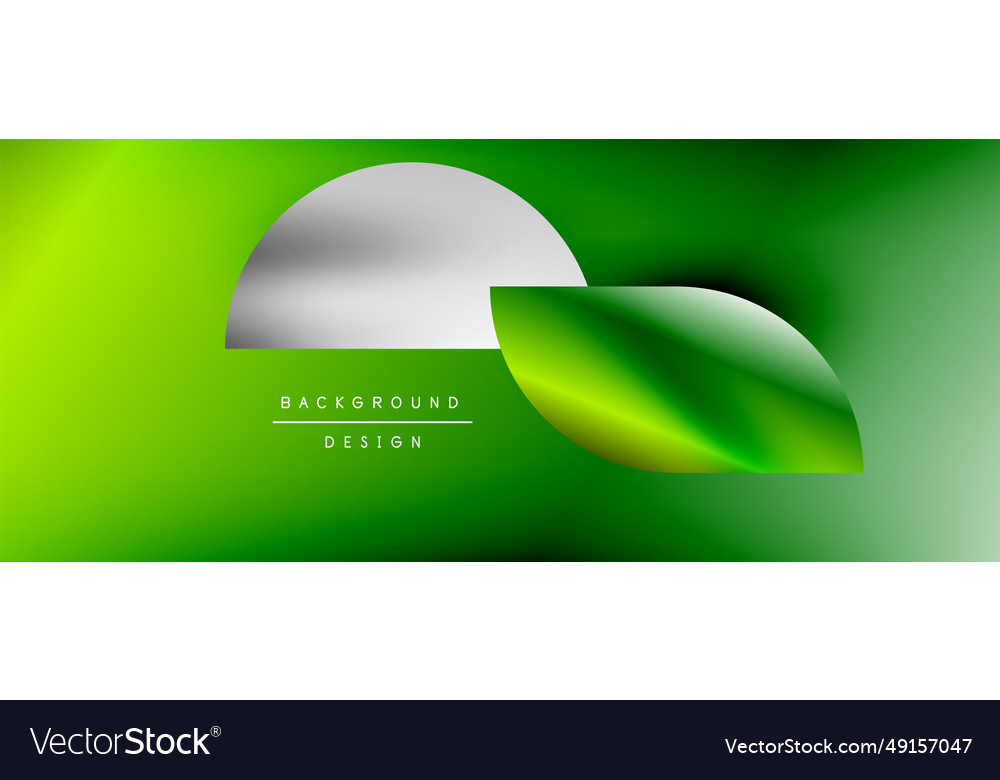 Circles and round shapes with gradients minimal Vector Image Circles and round shapes with gradients minimal
