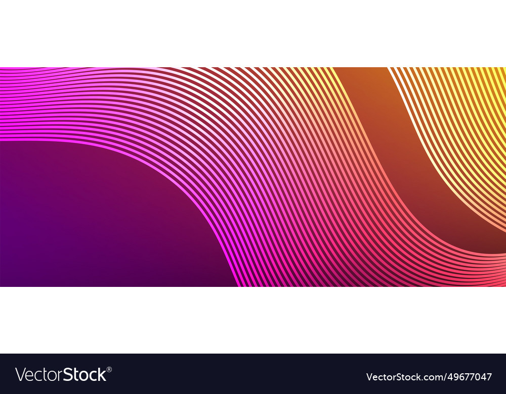 Dynamic wave geometric design vector image Dynamic wave geometric design