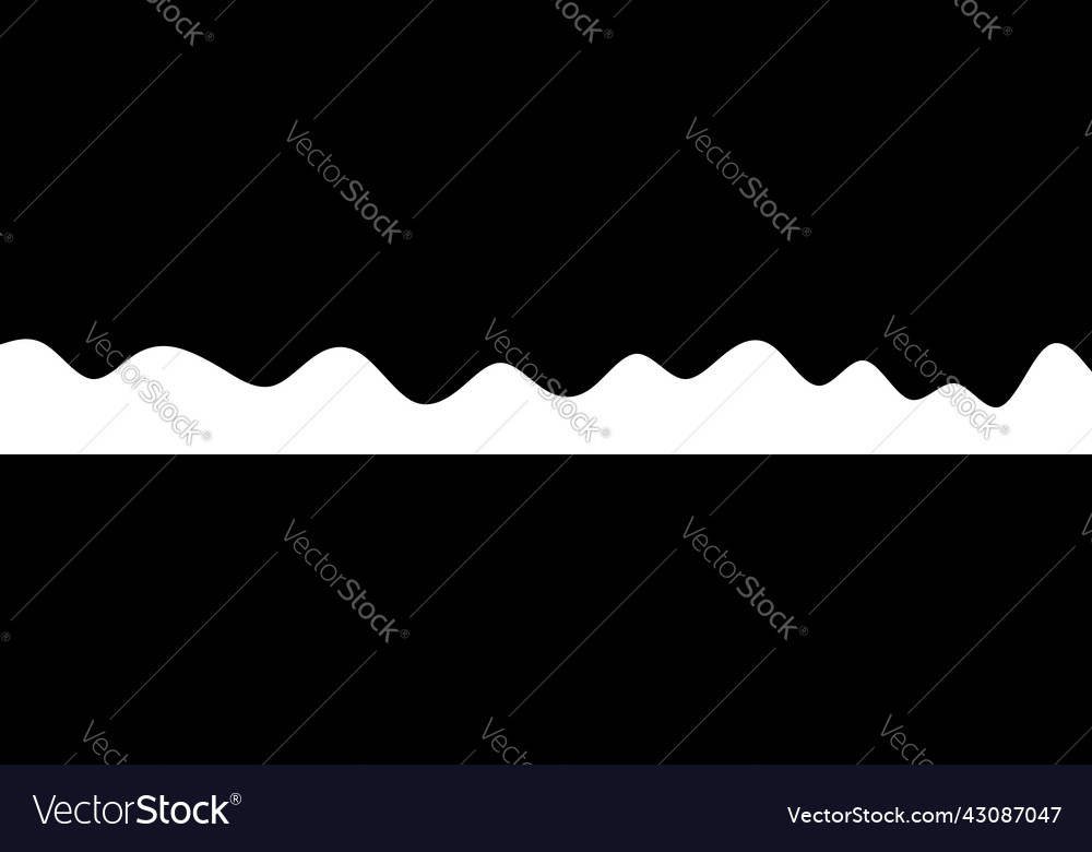 Hilly bumpy mountain shape background vector image Hilly bumpy mountain shape background