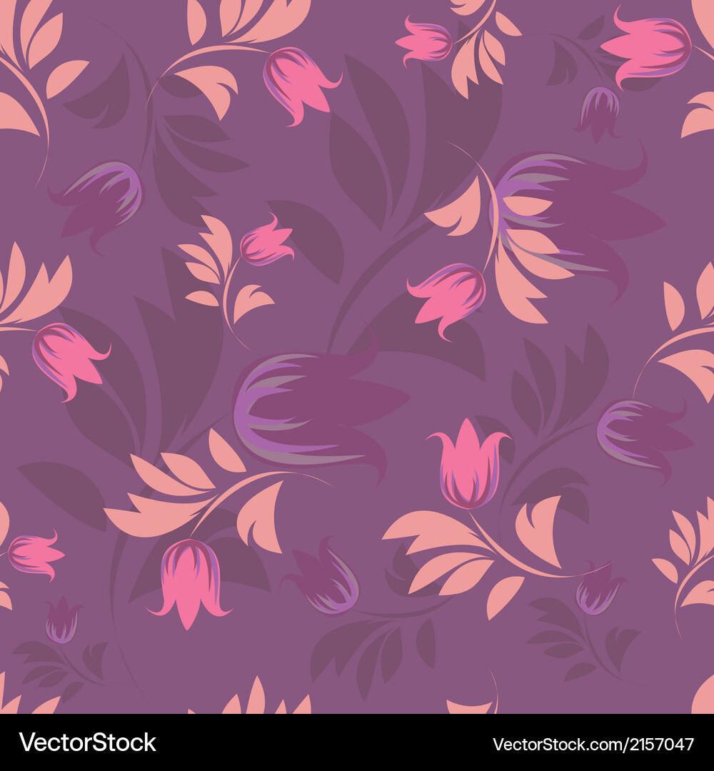 Seamless floral patterns Royalty Free Vector Image